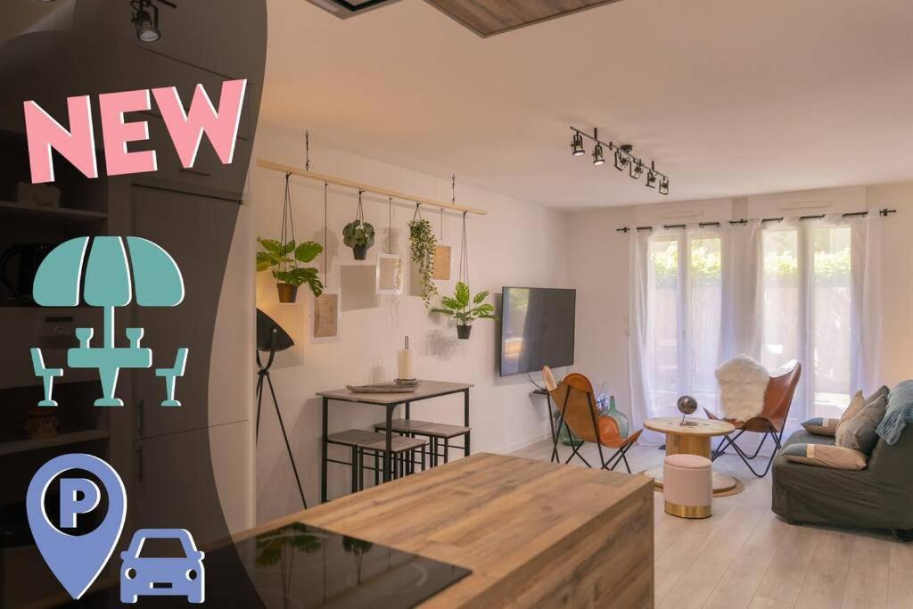 Superbe Appart Plein Centre avec Parking&Jardin Metz Exterior foto